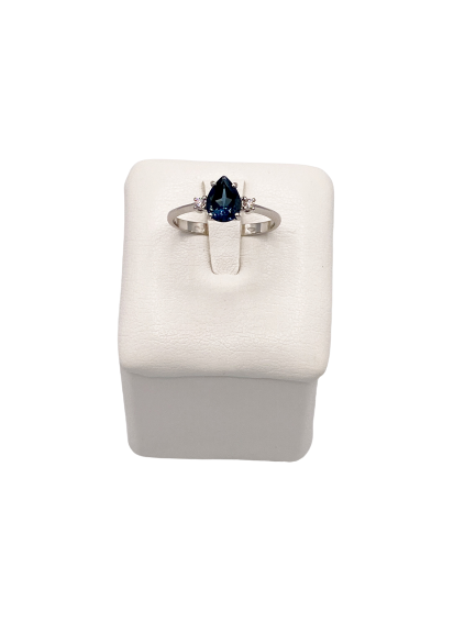 Anello Topazio Taglio Goccia